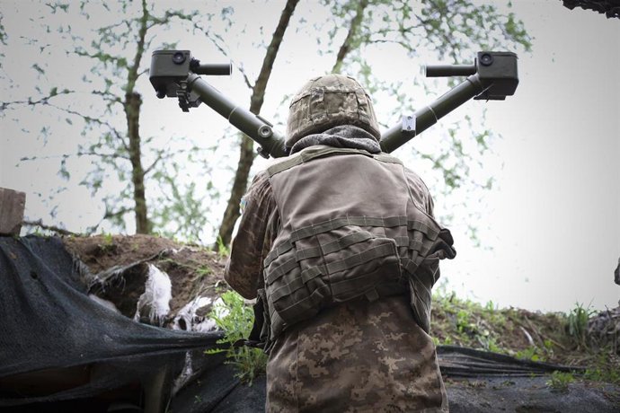 Un soldado de Ucrania durante el conflicto con los separatistas prorrusos en el este del país