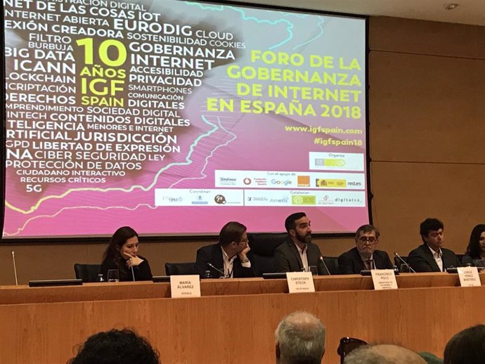 Inauguración del Foro de la Gobernanza en Internet 2018 (IGF Spain) 