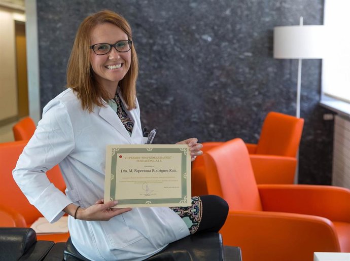 María Rodríguez, oncóloga radioterápica de la Clínica Universidad de Navarra e investigadora del Cima