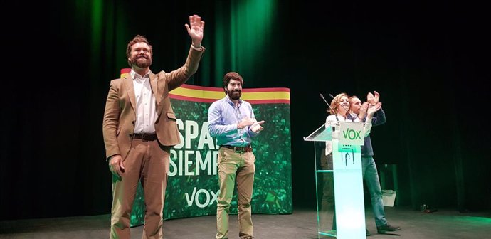 El candidato de Vox al Congreso de los Diputados y portavoz de la formación, Iván Espinosa de los Monteros