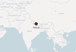 Imagen en el mapa de Nepal - Europa Press