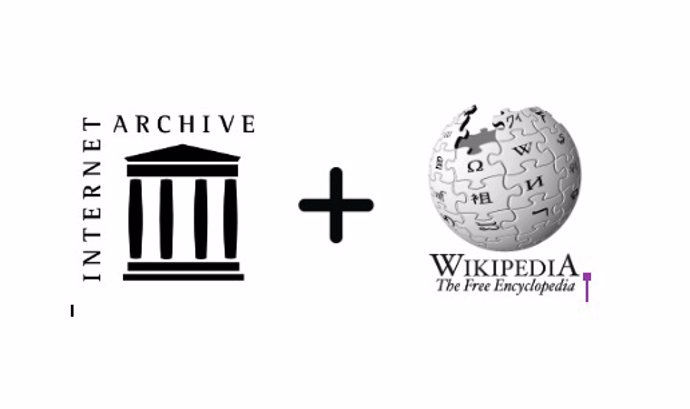 Wikipedia enlaza referencias de los artículos a libros guardados por el Archivo 