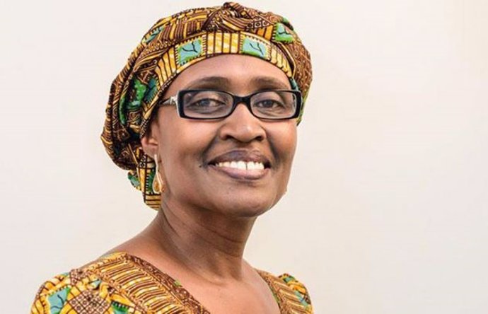 La nueva directora ejecutiva de ONUSIDA, Winnie Byanyima.