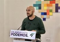 Podemos estudia denunciar ante la JEZ el acto de Vox ante un centro de 'menas' en Sevilla: "Son matones políticos"