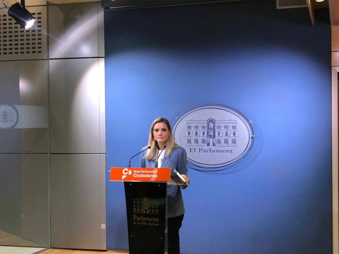 La portaveu adjunta de Cs Balears en el Parlament, Patricia Guasp.