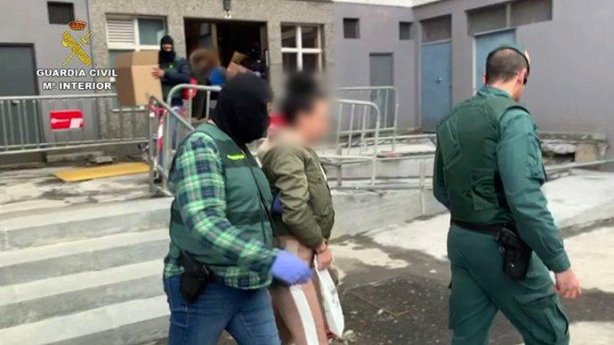 Operación de la Guardia Civil contra una organización de tráfico de migrantes