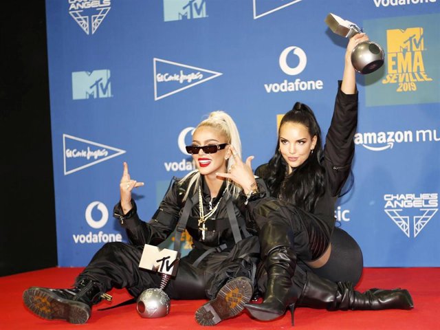 Juju y Loredana en los Premios MTV European Music Awards 2019