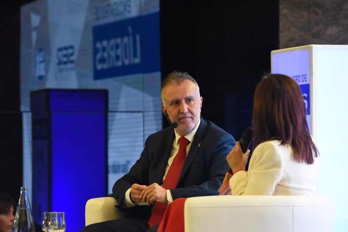 El presidente de Canarias, Ángel Víctor Torres, en el 'Encuentro de Líderes'