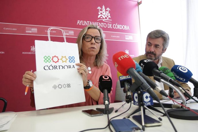 Presentación de la modificación del logotipo de 'Córdoba, Patrimonio de la Humanidad'.