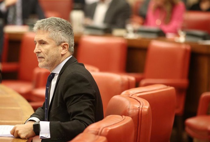 El ministro del Interior en funciones, Fernándo Grande- Marlaska, en una imagen de archivo.