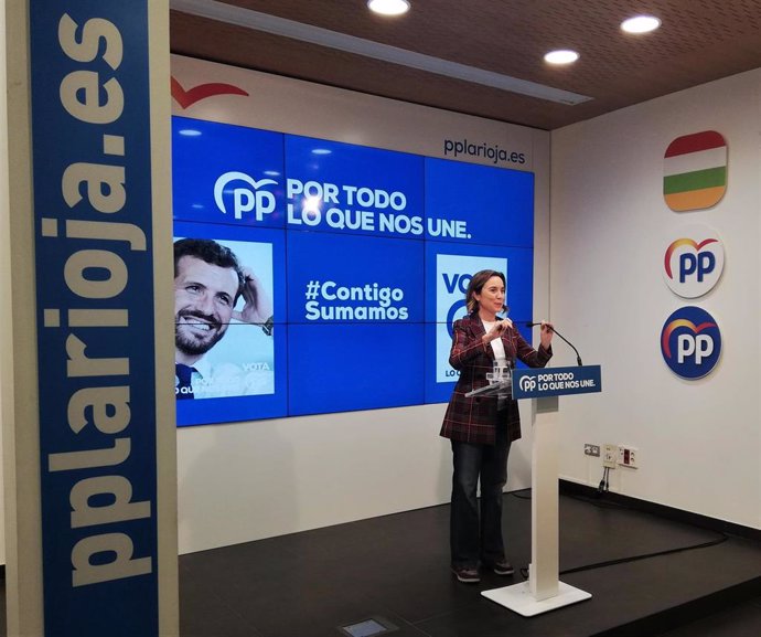 Cuca Gamarra, candidata del PP al Congreso por La Rioja y vicesecretaria de Políticas Sociales del partido, ha valorado las últimas encuestas para el 10N