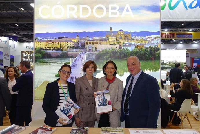 El presidente de la Diputación de Córdoba y del Patronato Provincial de Turismo, Antonio Ruiz, en la World Trade Market de Londres