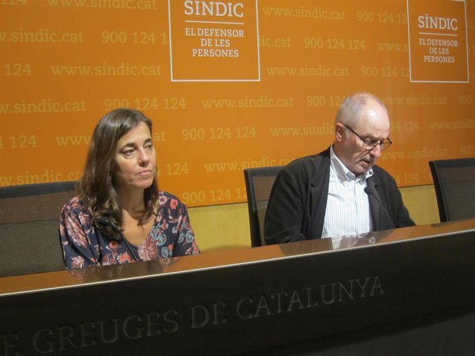 Maria Jesús Larios y Rafael Ribó, Síndic de Greuges