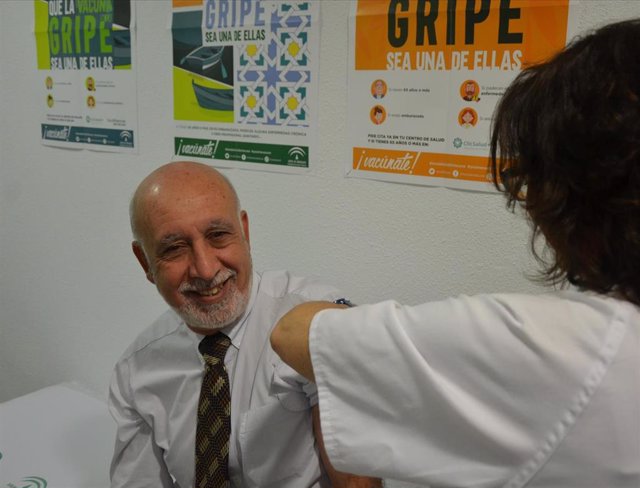 Vacunación contra la gripe de profesionales del Hospital de Jaén