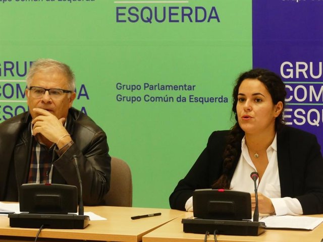Manolo Lago y Luca Chao, del Grupo Común da Esquerda