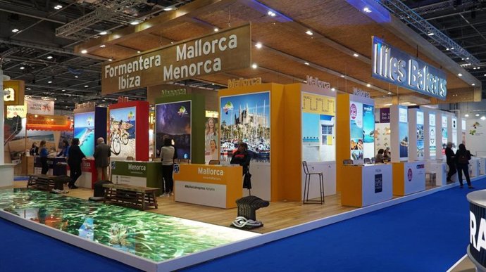 El 'stand' de Baleares en la WTM 2019.