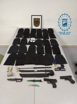 La Policía Local de Málaga realiza más de 200 identificaciones en Halloween y detiene a cuatro personas por actos vandálicos