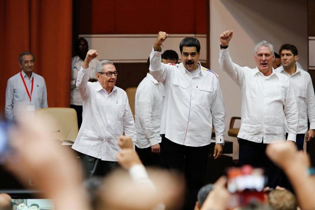 Maduro and Díaz-Canel urge to take advantage of Raúl Castro, Nicolás Maduro y Miguel Díaz-Canel