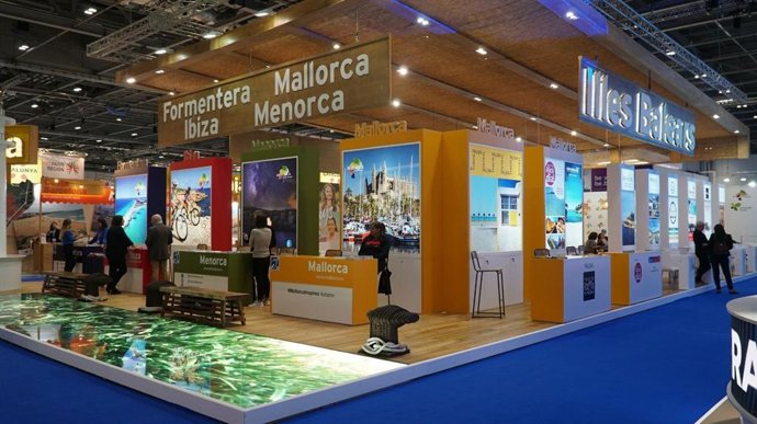 El 'stand' de Balears en la WTM 2019.
