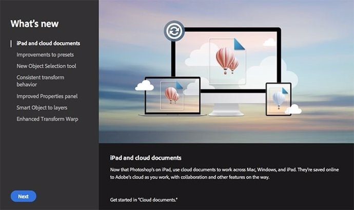 Adobe lanza Photoshop en iPad y presenta la 'app' de cámara Photoshop para edita
