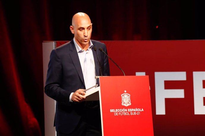 El presidente la Real Federación Española de Fútbol (RFEF), Luis Rubiales.