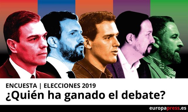 Portadilla del tema: "ENCUESTA | ELECCIONES 2019: ¿Quién ha ganado el debate?"