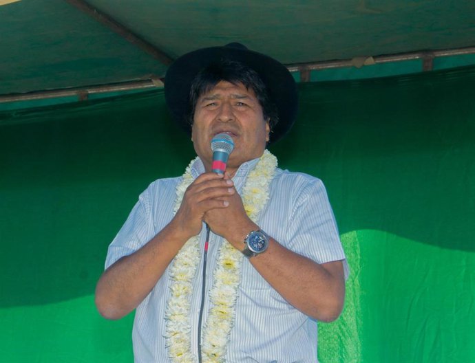 El presidente de Bolivia, Evo Morales