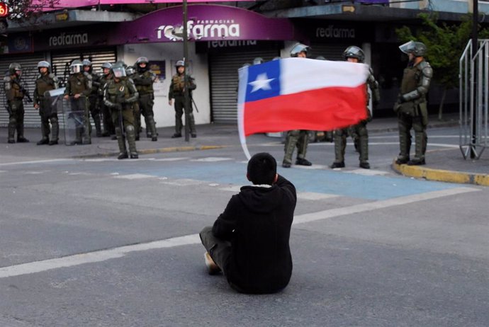 Protestas contra el Gobierno en Concepción, Chile