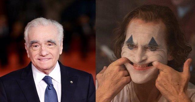 Martin Scorsese y Joker, interpretado por Joaquin Phoenix