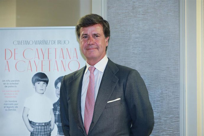 Cayetano Martínez de Irujo, en la presentación de su libro