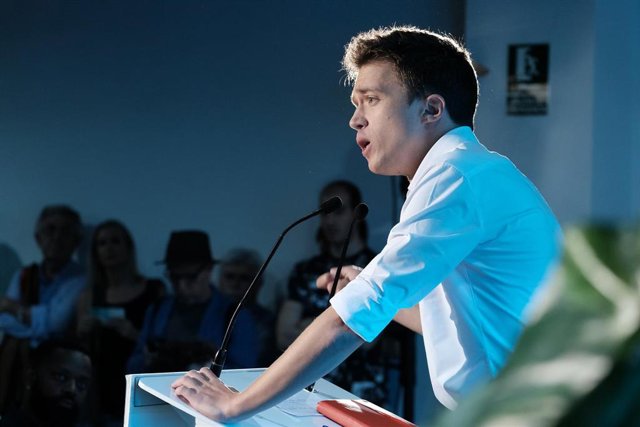 El candidato de Más País a la Presidencia del Gobierno, Íñigo Errejón