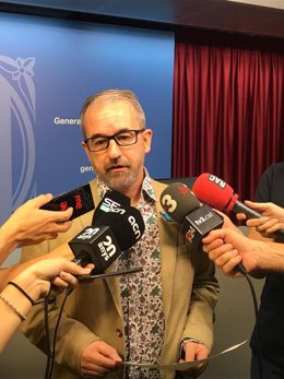 El secretario general de Trabajo, Asuntos Sociales y Familias de la Generalitat, Josep Ginesta.