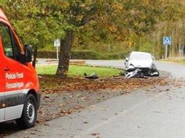 Imagen del accidente.