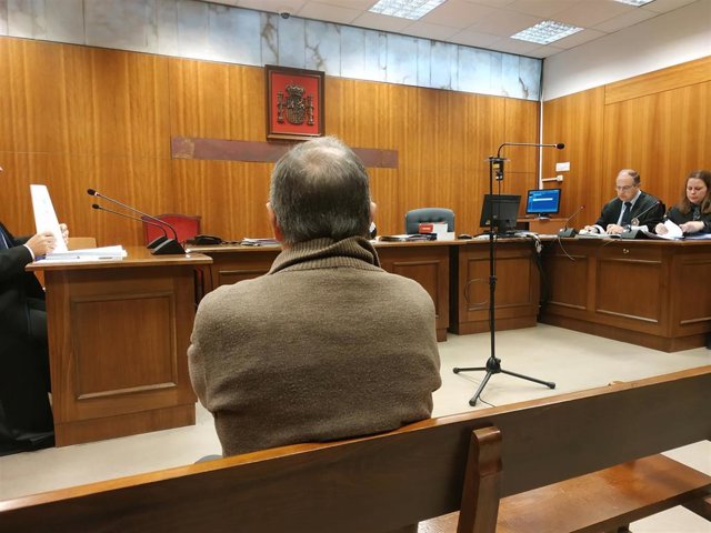 El acusado, durante el juicio celebrado en el Juzgado de lo Penal 3 de Valladolid.