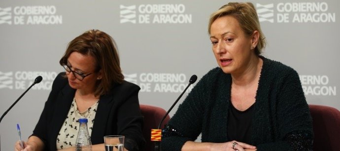 La consejera de Economía, Marta Gastón, en la rueda de prensa del Consejo de Gobierno.