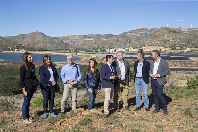 Visita de miembros del PP a la Bahía de Portmán