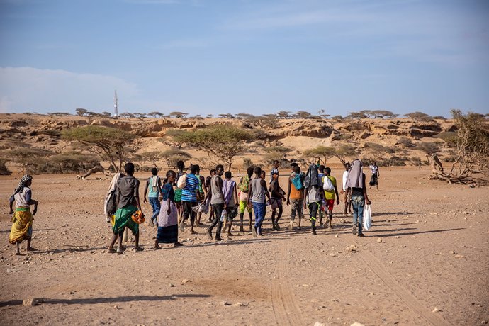 África/Yemen.- La OIM alerta de más de 110.000 migrantes "vulnerables" en la rut