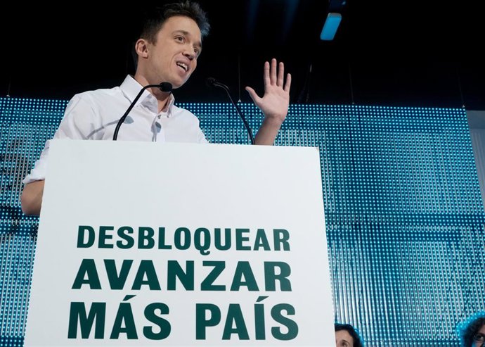 El candidato de Más País a la Presidencia del Gobierno, Íñigo Errejón