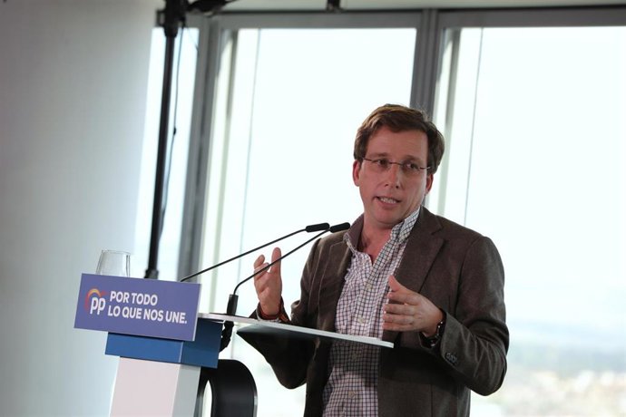 El alcalde de Madrid, José Luís Martínez-Almeida (PP), visita el proyecto de Madrid Norte, en Madrid (España), a 3 de noviembre de 2019