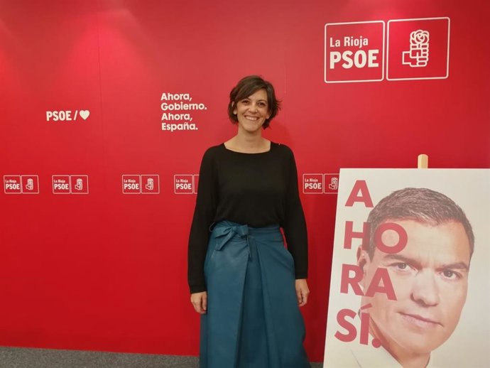 La candidata del PSOE al Congreso por La Rioja María Marrodán