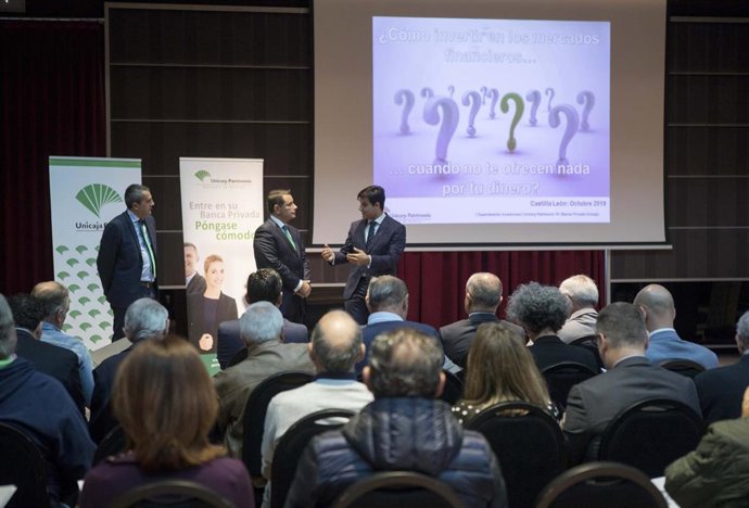 Jornada de Banca Privada de Unicaja Banco en Valladolid.
