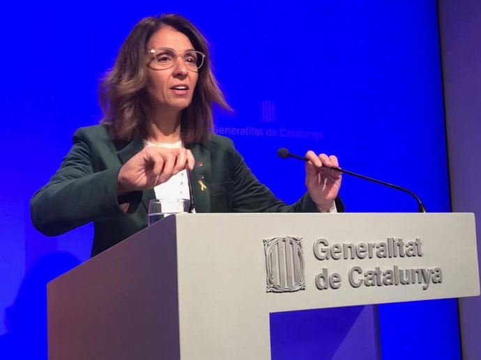 La portavoz del Govern, Meritxell Budó.