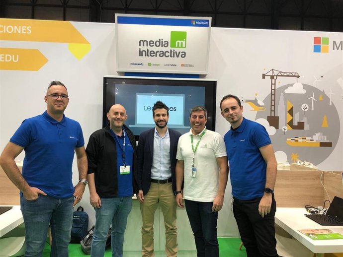 Espacio de la multinacional andaluza Media Interactiva en SIMO 2019