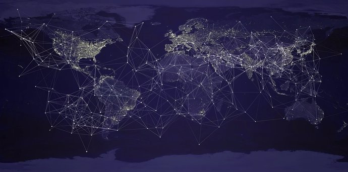 Mapa mundi connectat