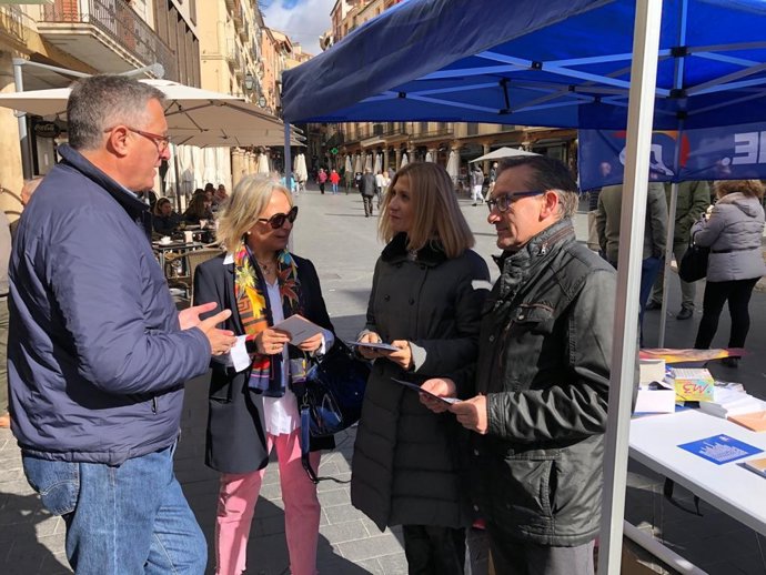 El cabeza de lista de los 'populares' turolenses, Manuel Blasco