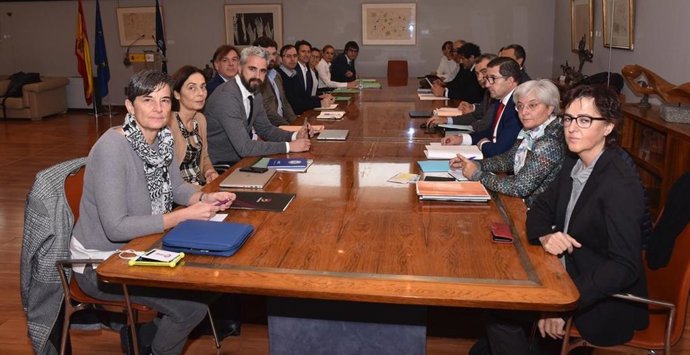 Mesa negociadora del primer Convenio Colectivo del fútbol femenino español