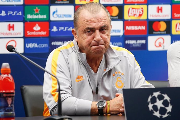 El entrenador del Galatasaray Fatih Terim