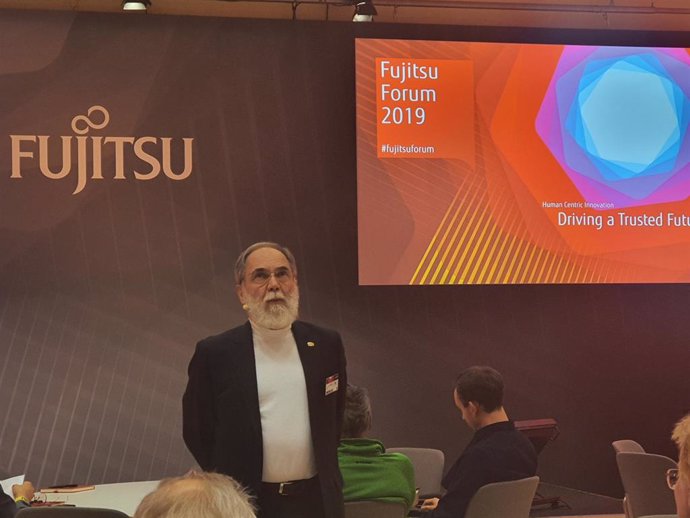 CTO de Fujitsu en Europa, Joseph Reger, en la jornada previa de Fujitsu Forum 2019