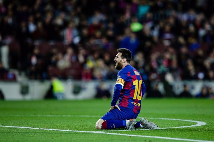 El delantero del FC Barcelona Leo Messi