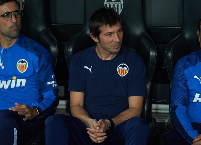 Albert Celades, entrenador del Valencia